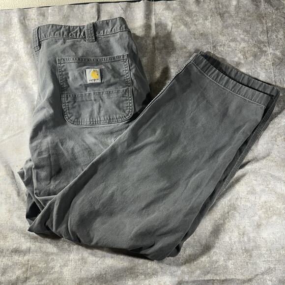 Carhartt Pants Mens 40x32 Relaxed Fit Rugged Flex Canvas Workwear BN2291-M - Picture 1 of 9
